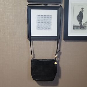 Sharif Woven Leather Bag